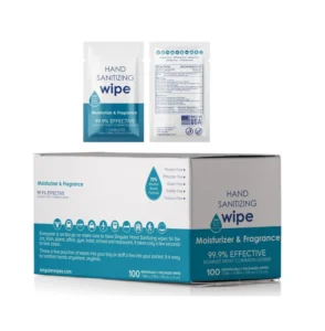 Individually Wrapped Hand Sanitizing Wipes Organic Moist Disinfecting Wipes for Home