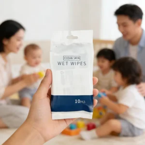 Individually Wrapped Portable Single Use Wipes Hygiene Feminine Wet Wipes Disposable Non Woven Wet Wipes