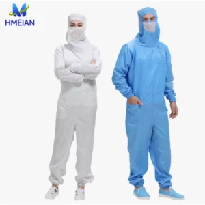 Industrial Anti Static Safety Clothing Sterile Antistatic Hooded Workwear Esd Clothes Cleanroom Coverall