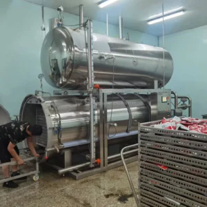 Industrial Autoclave Food Retort Machine Sterilizer with SUS 304 Stainless Steel and Automatic Control System
