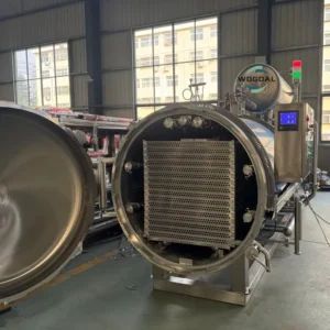 Industrial Autoclave for Food Processing Automatic Water Spray Retort Machine for Glass Bottles Sterilization