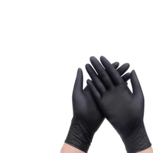 Industrial Black Thick Heavy Duty Nitrile Gloves Garage Car Mechanic Repair Use Full Textured Nitrile Mechanical Gloves