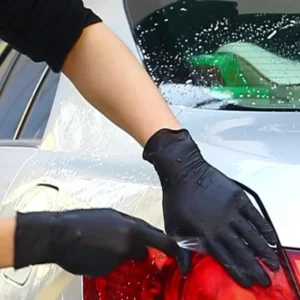 Industrial Cleanroom Exam Gloves Powder Free Nitrile Water Resistant Disposable Safety Gloves for Hand & Arm Protection
