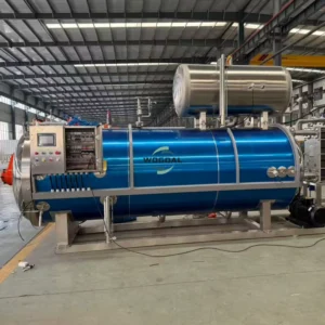Industrial Food Retort Autoclave Machine Canned Meat Sterilizer