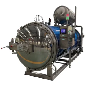 Industrial Food Sterilizer Autoclave Retort Machine SIEMENS Control Stainless Steel CE Certified for Glass Jars Tin Can