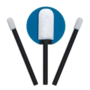 Industrial Form Tip Black Handle Disposable Lint Free Clean Room Swab Sticks for Electronics FS610