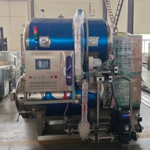 Industrial Fully Automatic QD-800 Horizontal High Efficiency Water Spray High Pressure Sterilization Retort Machine