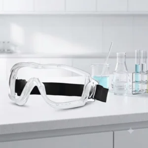 Industrial Grade Safety Goggles Clear Anti Fog Protective Eyewear for Construction Laboratory and Medical PPE Work