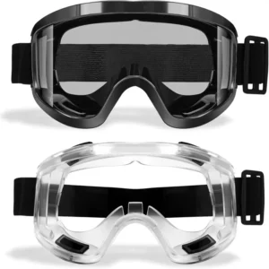Industrial Laser Safety Goggles Full-Frame Uncoated PVC Lens Lab Use Onion & Dust Protection Model S52