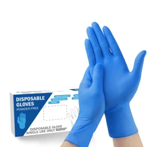 Industrial Nitrile Disposable Safety Gloves Oil Waterproof Exam Powder Free Cleanroom Hand Arm Protection Gloves