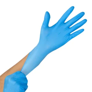 Industrial Powder Free Disposable Nitrile Gloves Oil and Water Resistant with Cleanroom Exam Features for Hand Arm Protection