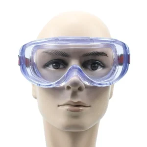 Industrial Safety Goggles Anti Impact Anti Fog Silicone Eye Protection Glasses for Chemical Laboratory and Work Safety