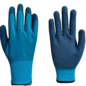 Industrial Smooth Heavy Duty Safety Flexible Anti Slip Straight Cuff Silicone Free Latex Gloves Machine