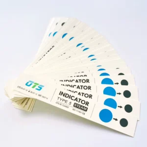 Initial Blue Turn to Black Medical Autoclave Sterilization Class 5 Chemical Indicator Card