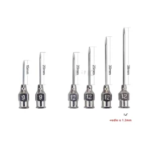 Injection Stainless Steel Needle for Animal Injection Veterinary Syringe Metal Stainless Steel