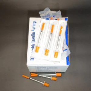 Insulin Needles 0.5ml 31mm Insulin Syringes 31g 100 Unit 8mm Veterinary Use