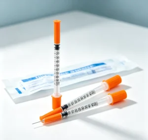 Insulin Syringe for Pets Thin Wall 29G 30G 31G 0.5ml 1ml Breeding Use