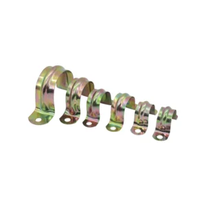 Iron Steel Galvanized 20-40mm U Shaped Holder Plumbing Pipe Saddle Support Tube Clip Brackets Saddle Clamps