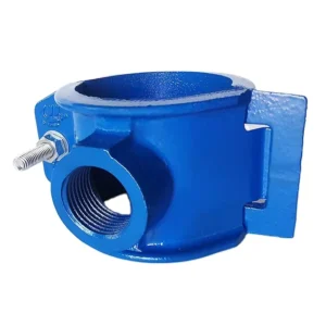 Iron Tapping Saddle of PE PVC Pipes 2inch Tapping Tee