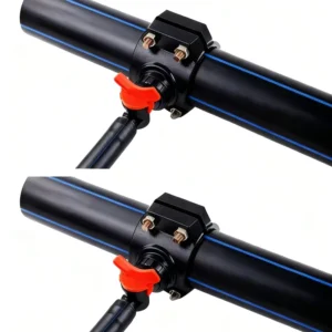 Irrigation Pipe Fitting PP Compression Fittings Clamp Saddle for Pvc Pipe Hdpe Pipe Agriculture Irrigation Pipe Fittings