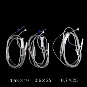 Iv Fluids Infusion Set OEM Factory CE ISO Iv Infusion Drip Fluid Giving Set with Flow Regulator Veterinary Use