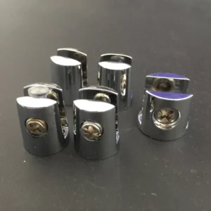 JS123 6mm Zinc Alloy Glass Clip Polish Satin Glass Clamp