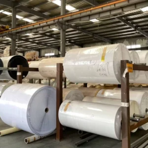 Jumbo Roll White Adhesive Packaging Release Paper for Automotive Transportation Use