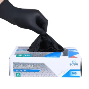 K86 10044 Premium Black 4.5g Disposable Nitrile Gloves Disposable Nitrile Gloves for Food and Industrial Protection