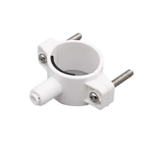 KAMAMUTA 1/4 Inch White Plastic Manual Quick Connect Valve Saddle Clamp Commercial Wastewater Water Filter Parts