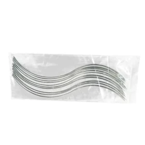 KD909C Stainless Steel Cow Uterus Surgical Double-curved Suture Needle for Large Animals