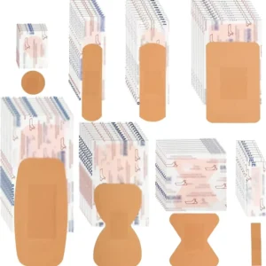 Kids Band Aid Waterproof Elastic PE Wound Plaster Custom Logo Sterile Hemostatic Adhesive Bandages Breathable