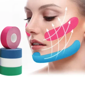Kinesiology Tape for Mouth Muscle Healing Ankle Injuries Customizable Length Unisex Sports Tape Strong Elasticity