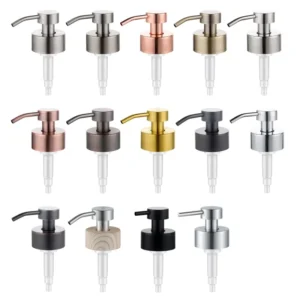 Kitchen Accessories Replacement Soap Pump Bamboo Stainless Hand Liquid Soap Dispenser Bottle Pump Head for Soap Dispenser