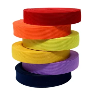 Knitted Elastic Bands 20mm 25mm 1 Inch Wide Colors Home Textiles Bags Webbing Elastic Bandage