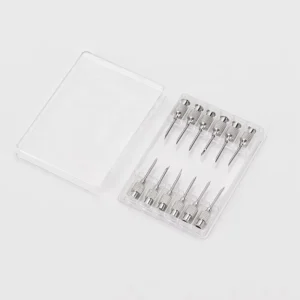 Knurled Hub Stainless Steel Reusable Hypodermic Veterinary Needles for Animal Injection Livestock Use CZ120