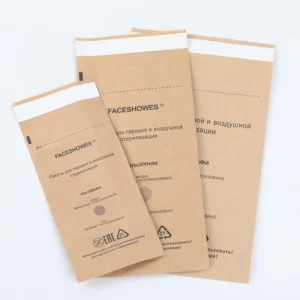 Kraft Bag Sterile Pouches Bags Self Sealing Dry Heat Sterilization Flat Pouch