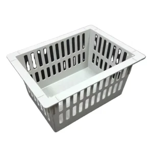 L400xW300xH200 MM Grey Plastic Serving Tray Medical Tray for Medication Storage Service Manufacturer Tray Storage Solution