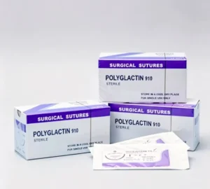 LOGO Custom CE Certified Absorbable Veterinary Use 2 0 3 0 4 0 75cm Polyglactin 910 PGA Surgical Suture All Sizes