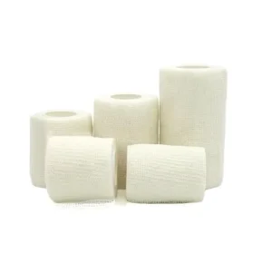 LTB Disposable Breathable Chlorhexidine Self Adhesive Flexible Latex Free or Latex Elastic Bandage 2.5cm X 4m Unisex