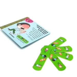 LWP-50 Elastic Band Aid Custom Non Woven Fabric PE Waterproof Medical Plaster First Aid Plasters Children Adults CE ISO
