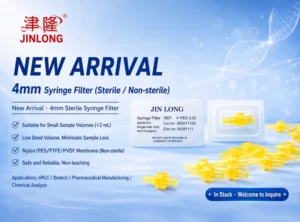 Lab 4mm Sterile Syringe Filter PP PES PTFE 0.22um 0.45um Disposable Filtration Filter