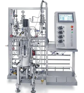 Lab Stainless Steel 316L Bioreactor Fermenter 5L Mechanical Stirring Pressure Vessel Motor Engine SIP Sterilization Automatic