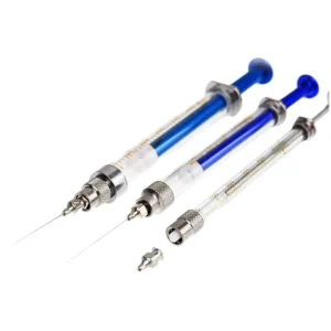 Lab Supplies OEM Stainless Steel 78mm 0.5ul Gas & Liquid Phase Tightness Sample Injection Needle for Chromatographic Use