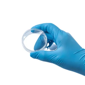 Lab Use Nitrile Gloves Blue Disposable Powder Free Long Sleeve Non Sterile Nitrile Exam Gloves