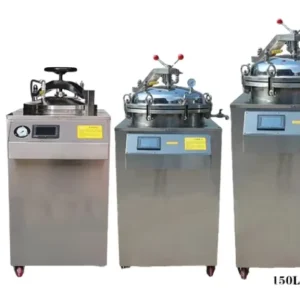 Laboratory Supplies 50 75 100 150L Mushroom Vertical Steam Sterilizer 50 150L Digital Displayed Automatic Autoclave