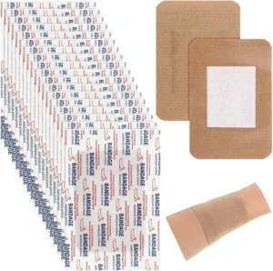 Large 7x10cm Elastic Fabric Flexible Latex Free Waterproof Breathable Medical Grade CE Certified Band Aid for Wound Care