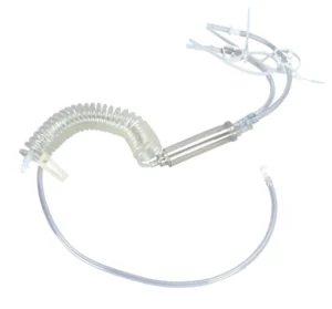 Large Bore Medical Grade PVC Infusion Set Veterinary Instrument for Equine Enteral Fluid Administration Coil Extension