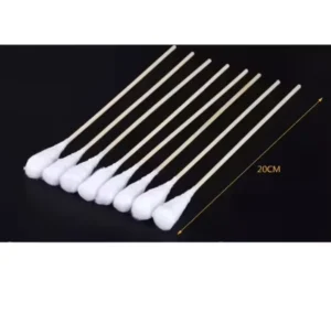 Large Head Cotton Swabs with Long Wooden Handle Disposable Medical Cotton Applicators for Cleaning and Medical Use