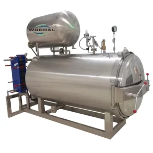 Large Industrial Autoclave High Temperature Sterilizer with Stainless Steel Construction and High Productivity