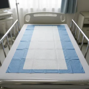 Large PP Non Woven Disposable Bed Sheets & Pads 220x110cm CE Certified Medical Consumables